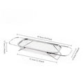 1 Set Stainless Steel over Sink Colander with Telescopic Handle - Metal Mesh Strainer Basket for Washing Fruits & Vegetables