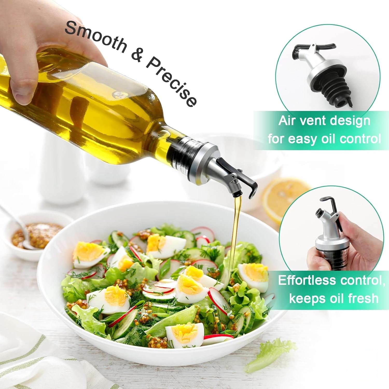 Glass Oil Dispenser (2-pack)